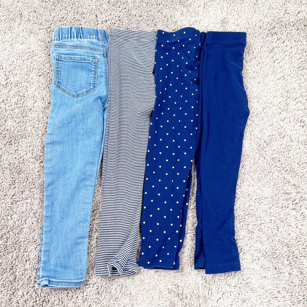 Carters Toddler Girls Lot of 4 Pants Sz 5T